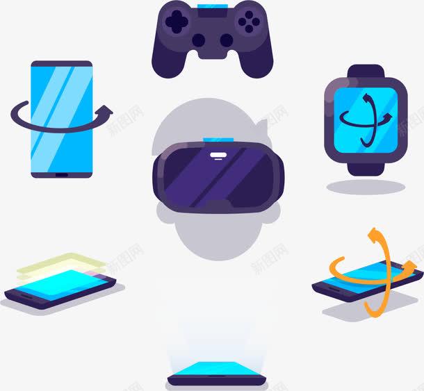 科技改變未來產品演示矢量圖 頁面網(wǎng)頁 平面電商 創(chuàng)意素材 改變素材